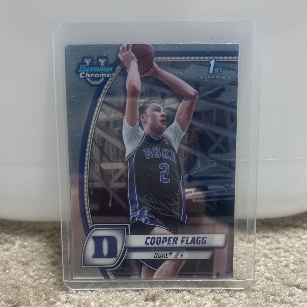 2025 Topps Cooper Flagg 1st Bowman Chrome Card